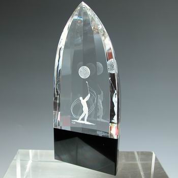 crystal trophy