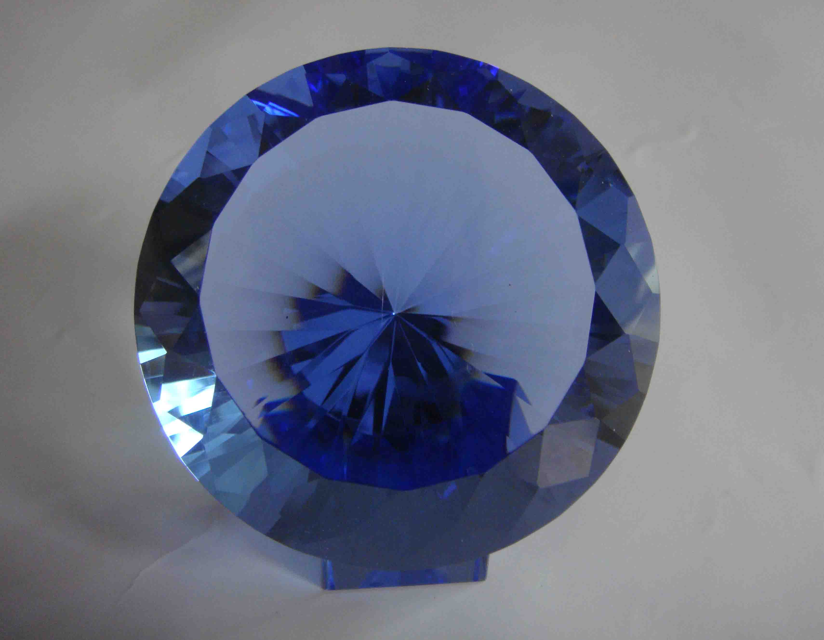 crystal diamond paperweight