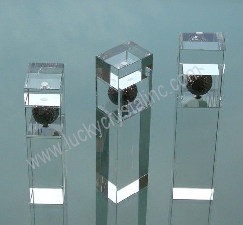 Golf Crystal Trophies
