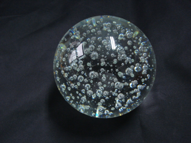 BUBBLE CRYSTAL GLASS BALL