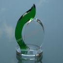 Color glass trophy